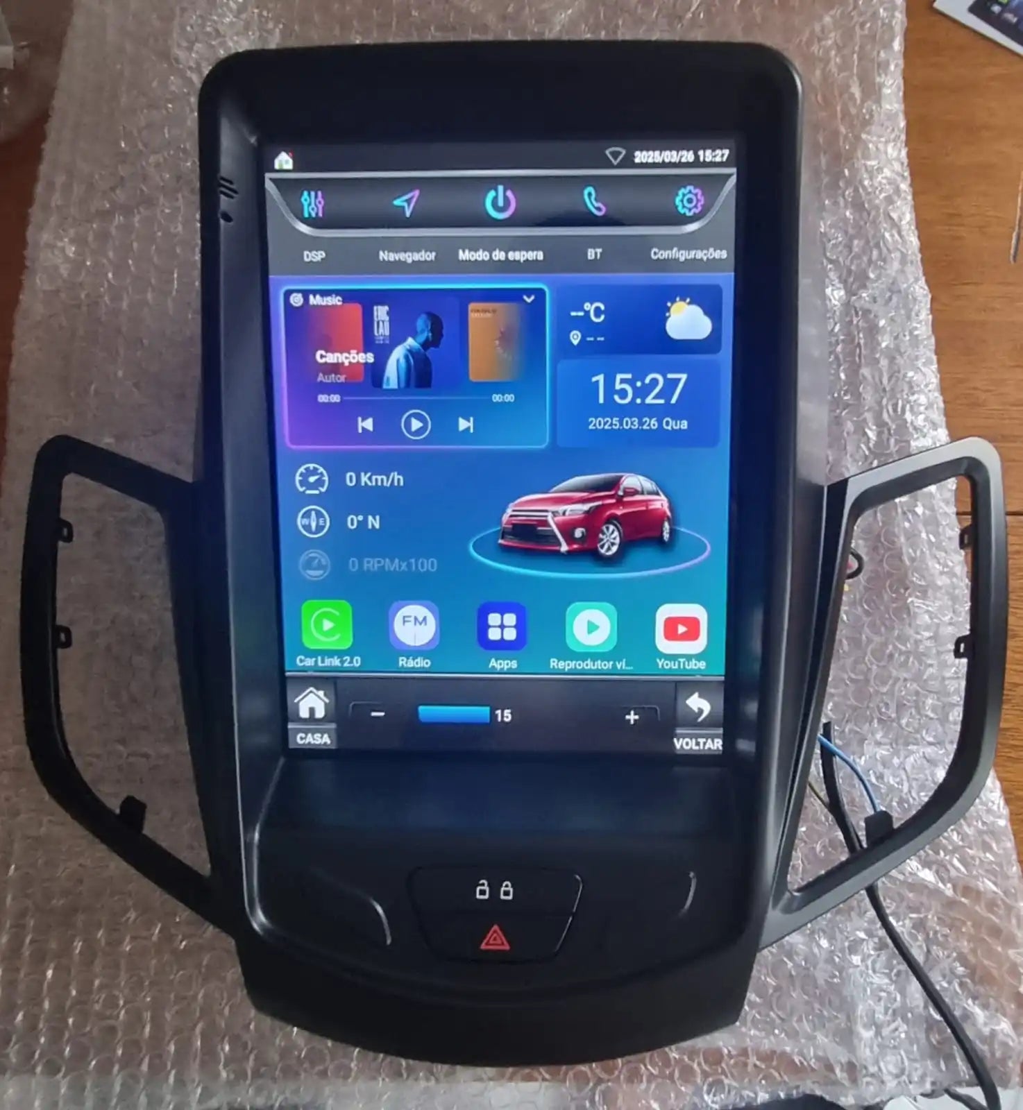 10.26'' Driving Recorder 1080P 4K Rear View Camera Wireless Carplay Android Auto Car Split Screen Display DVR Car DVD Player